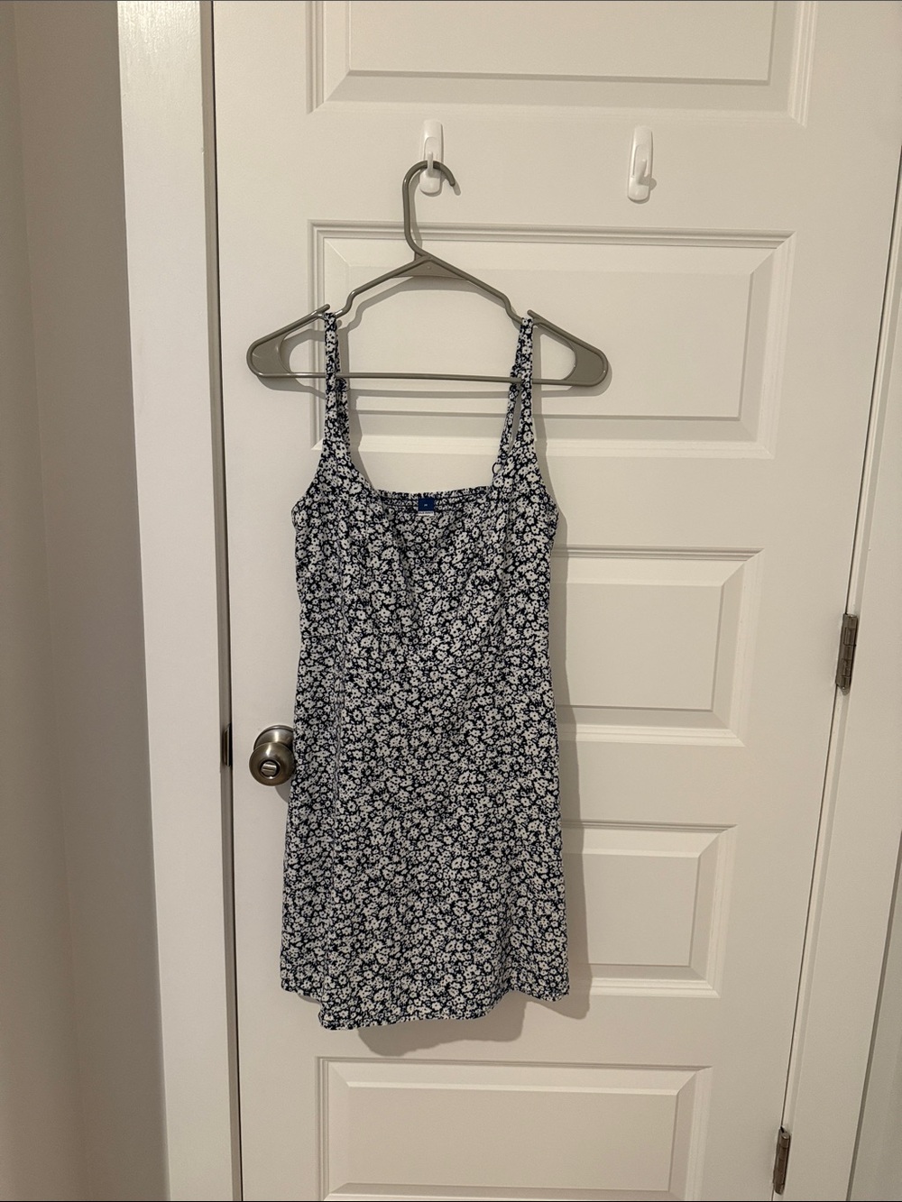 Old Navy Navy and White Floral Mini Sundress